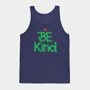 Be Kind green Tank Top